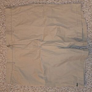 Men's Lacoste shorts flat front Khaki size XL